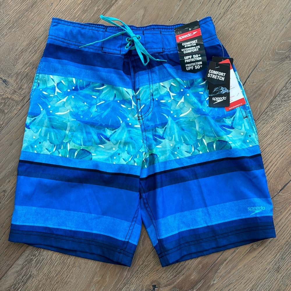 ⚡️ NWT Men's Speedo Orbital Horizon Bondi Board Shorts Swim Trunks
